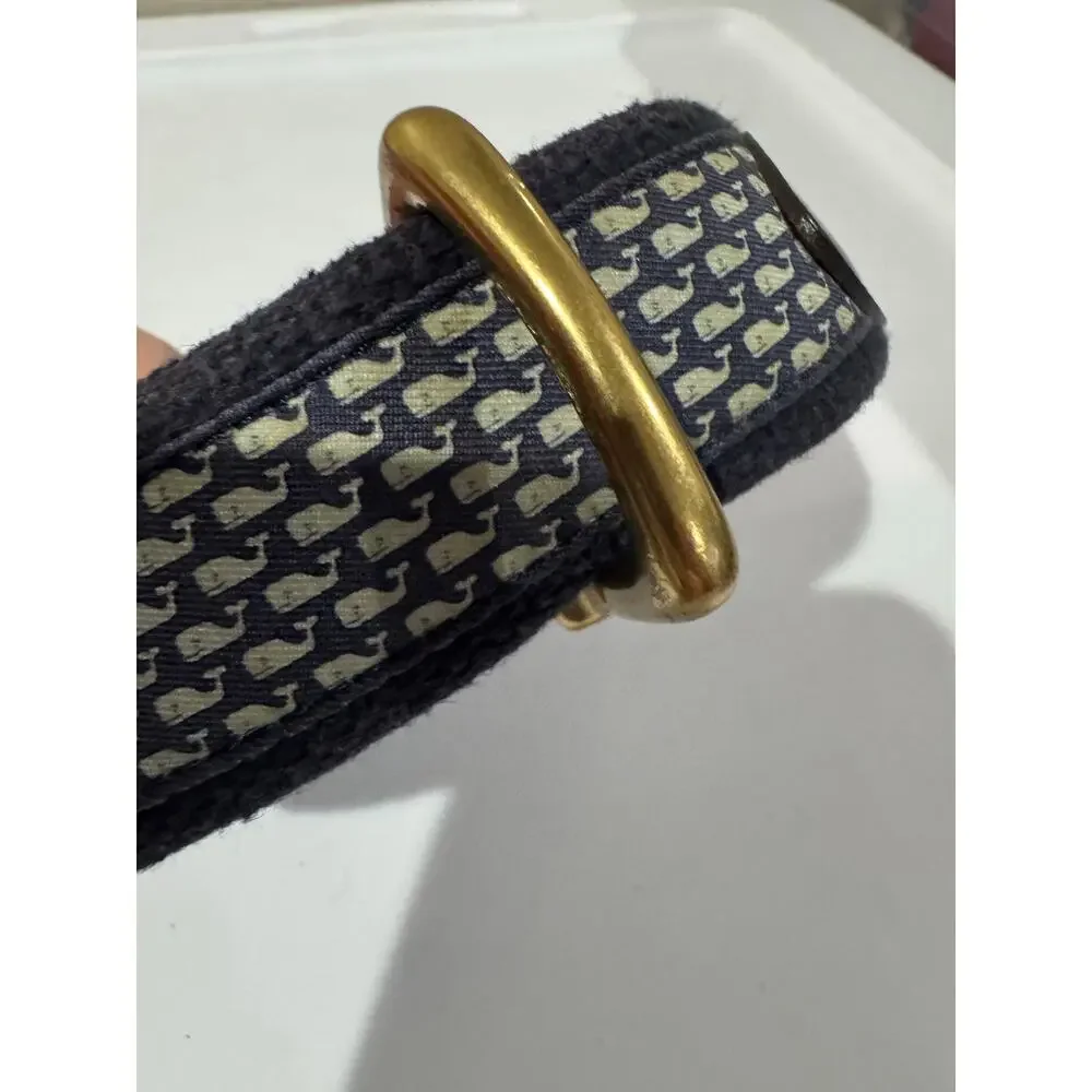 Vineyard Vines Blue Whales Belt Size 36